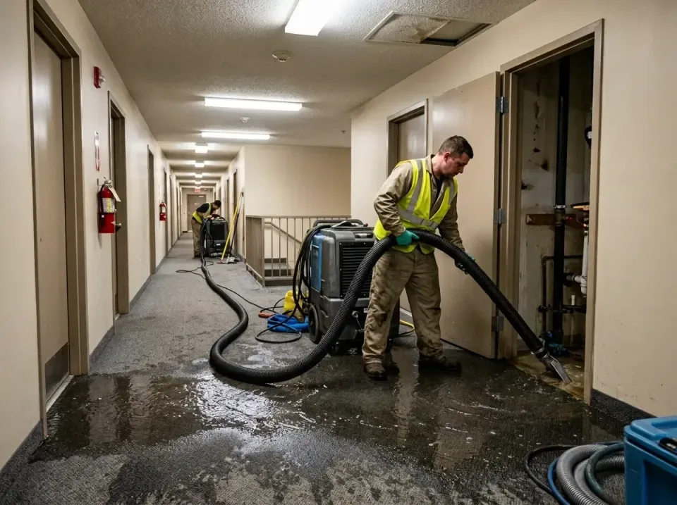 multi-unit-apartment-hallway-f-005 — frequently asked questions, Emergency Burst Pipe Water Extraction & Removal in Grimes,…